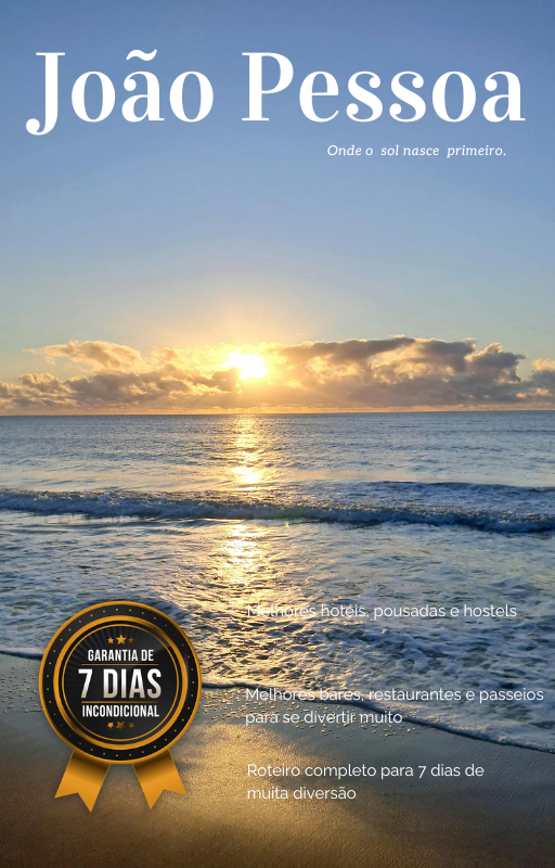 Capa do Ebook Roteiro de 7 dias em João Pessoa
